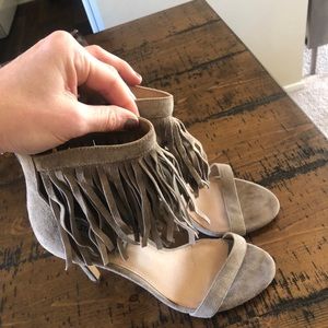 Never Worn Steve Madden Fringe Heels